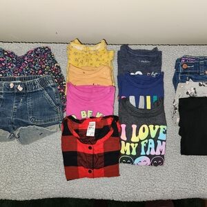 Kids Colorful Graphic T-Shirts Set